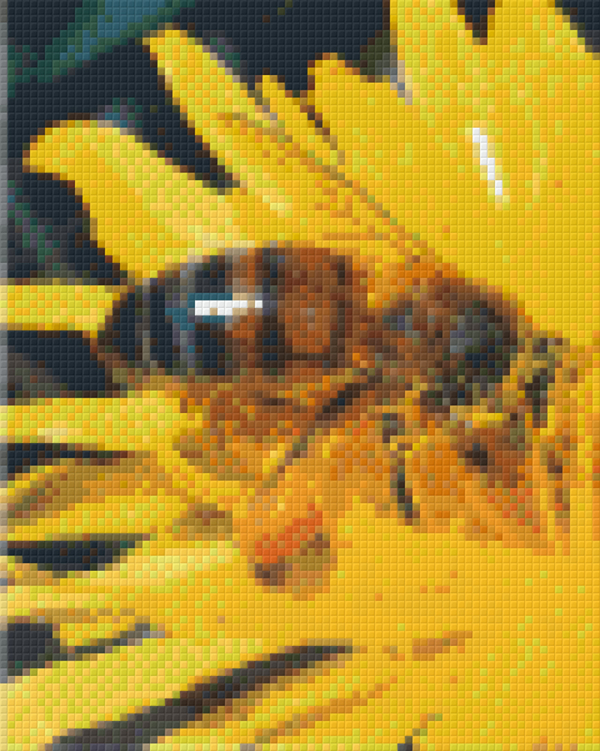 Honey Bee Four [4] Baseplate PixelHobby Mini-mosaic Art Kit image 0